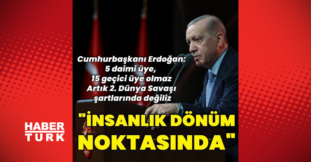 Cumhurbaşkanı Erdoğan’dan açıklamalar