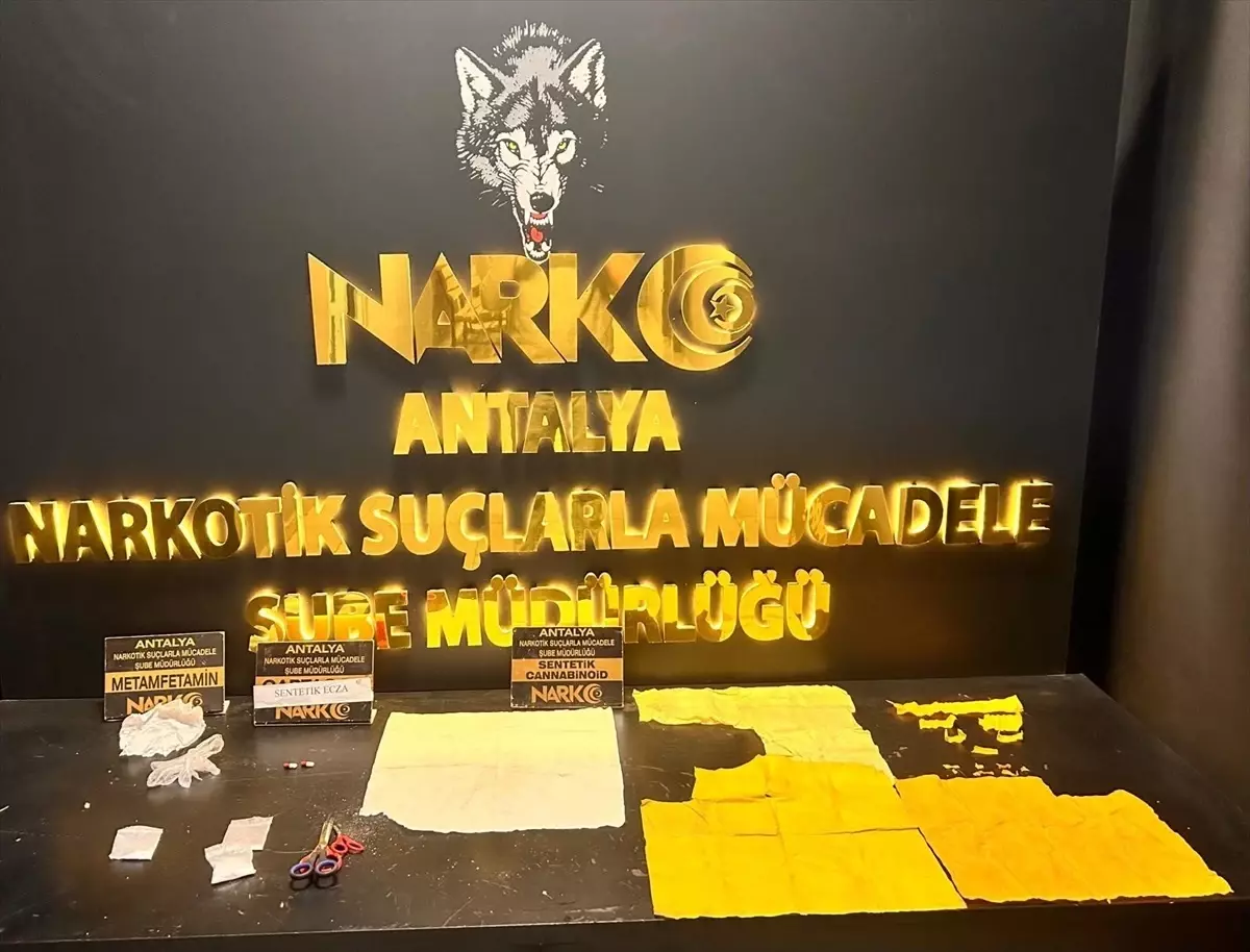 Antalya’da Uyuşturucu Operasyonu