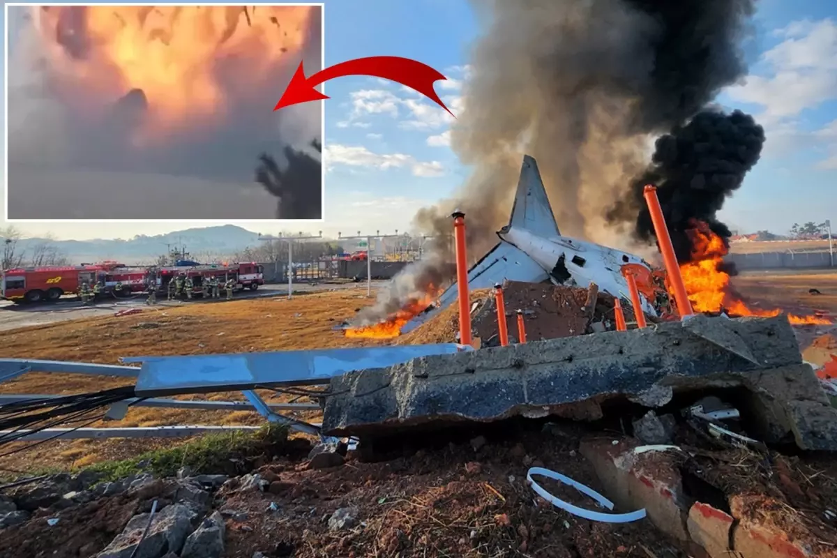 Güney Kore’de yolcu uçağı pistten çıkıp duvara çarptı! 167 kişi hayatını kaybetti