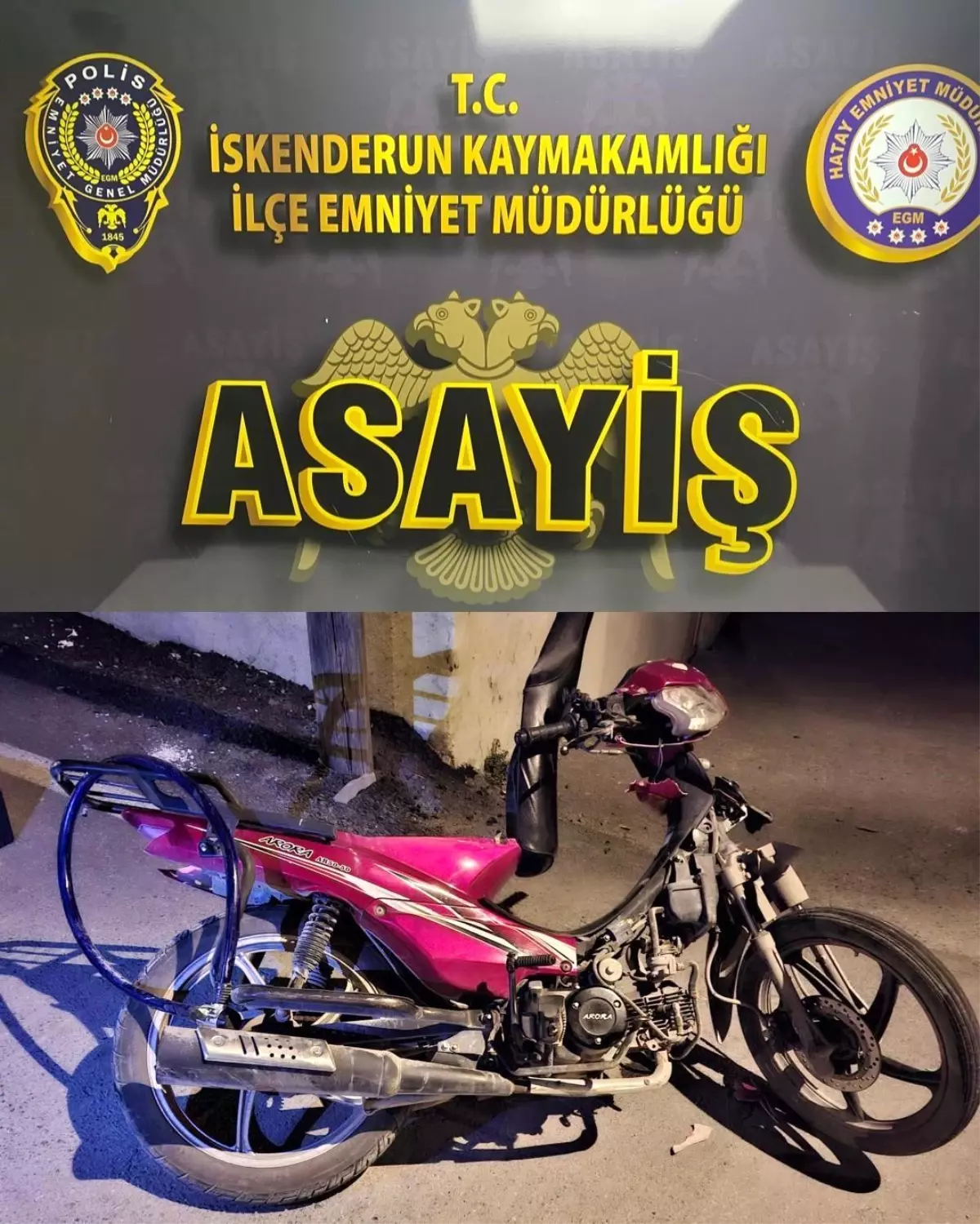 Hatay’da Motosiklet Hırsızları Yakalandı