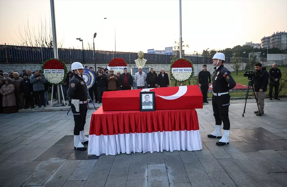 Polis Memuru Bilal Keskin İçin Tören